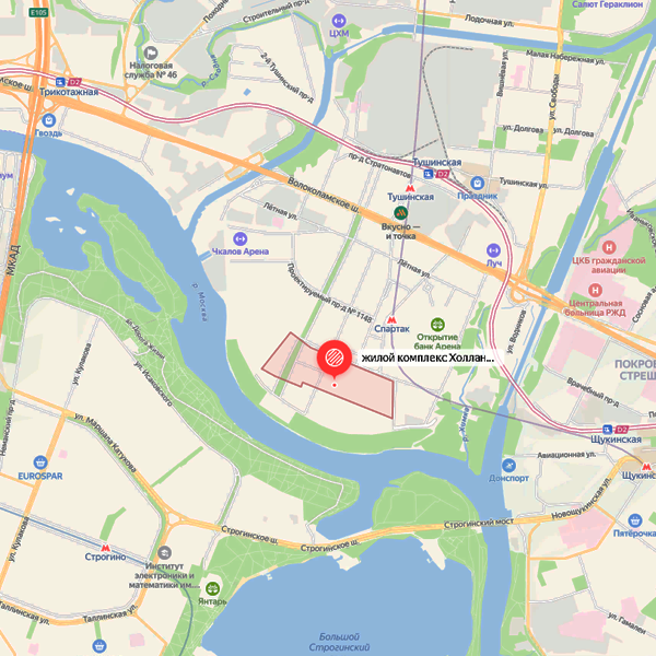 карта Холланд парк